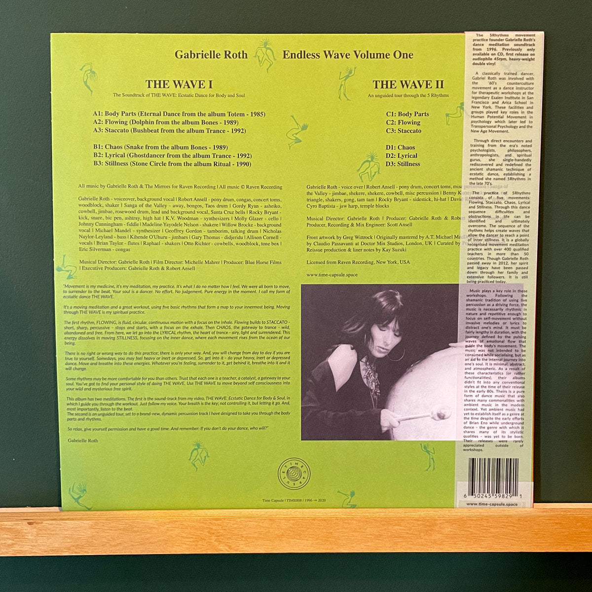 Endless Wave Volume One-Gabrielle Roth on Black Vinyl-Helix Sounds