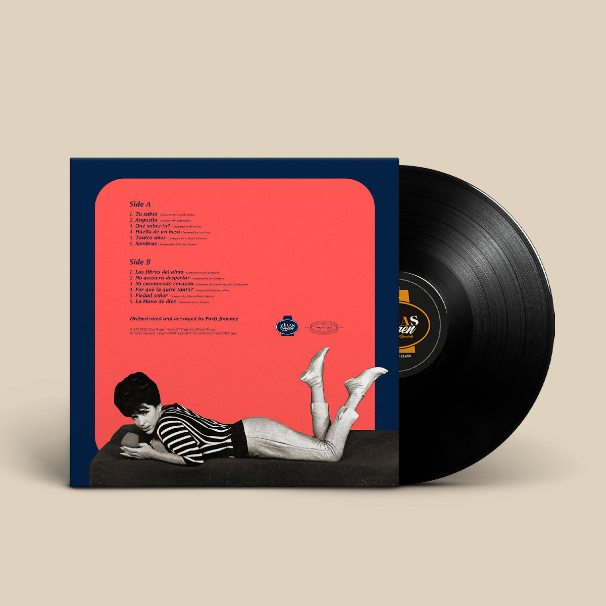 Sensual-Estelita Del Llano on Black Vinyl-Helix Sounds