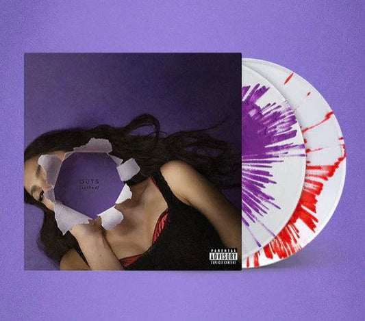 Guts (Spilled)-Olivia Rodrigo on Clear Red Splatter Vinyl-Helix Sounds