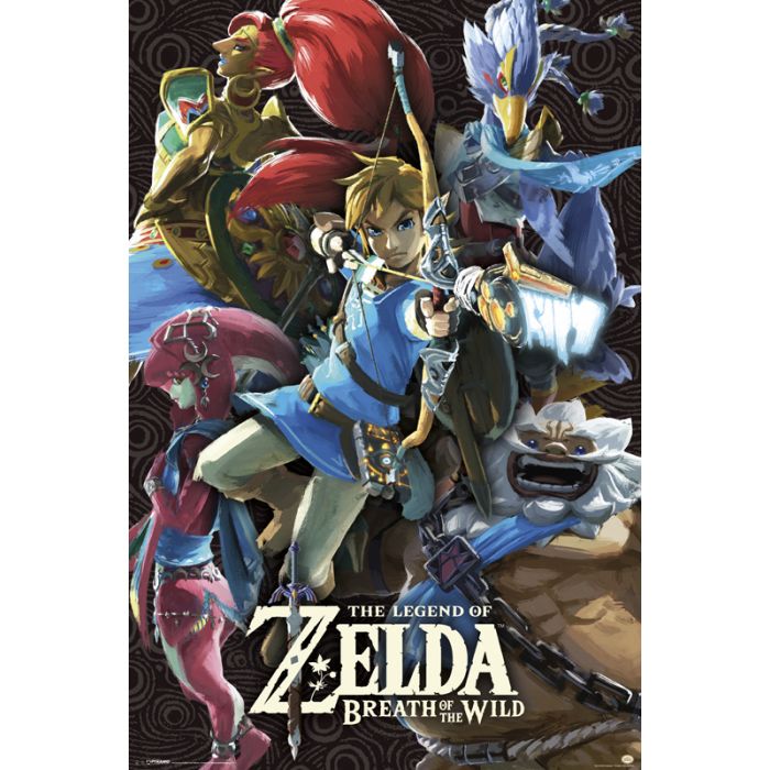 Zelda - Breath of the Wild - Divine Beasts Poster-Helix Sounds