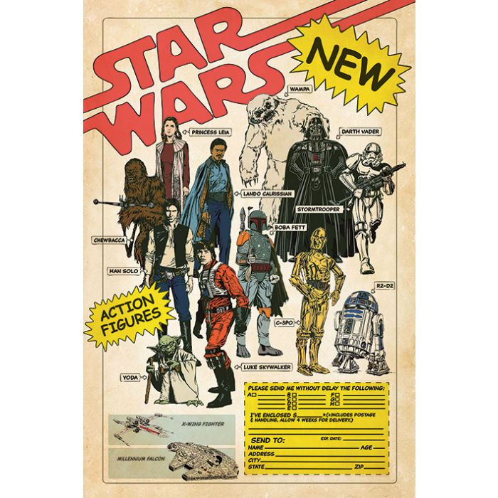 Star Wars - Action Figures Poster Poster-Helix Sounds