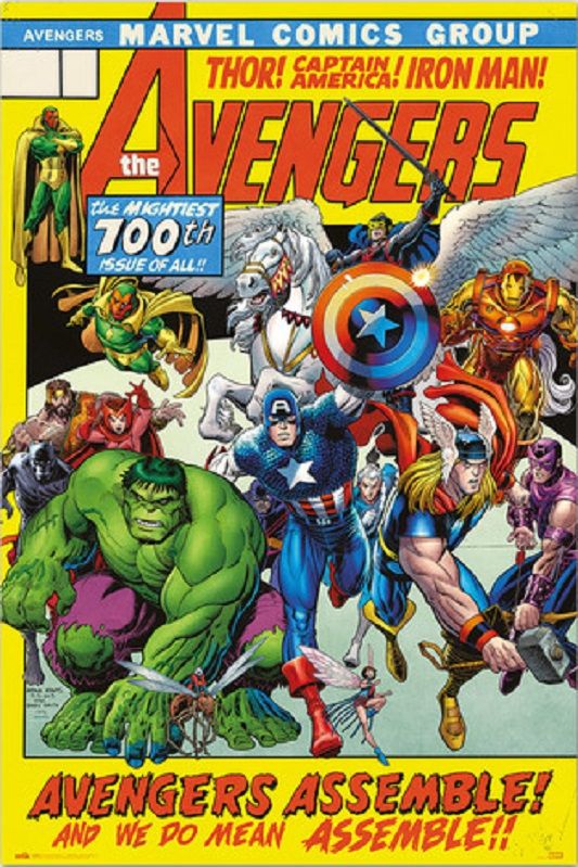 Avengers 100th Issue Poster-Helix Sounds
