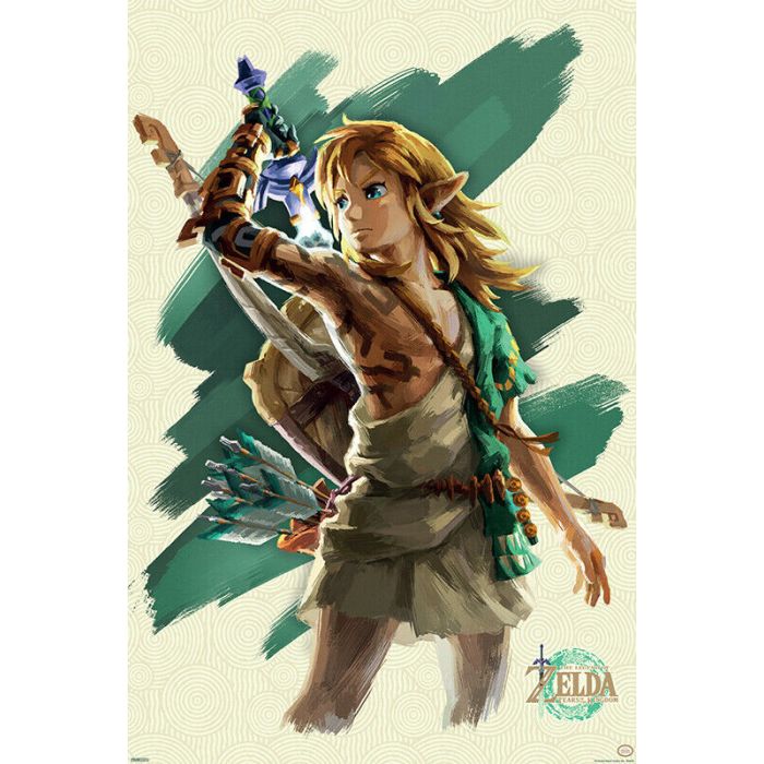 Zelda - Tears of Kingdom - Link Poster-Helix Sounds
