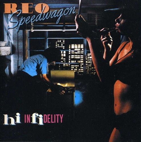 Hi Infidelity-REO Speedwagon on Green Blue Swirl Vinyl-Helix Sounds