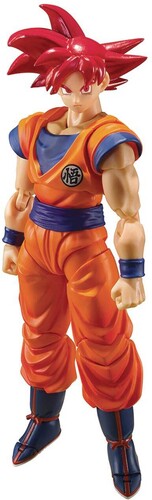 BAS66123 - Tamashii Nations - Dragon Ball Super - S.H.Figuarts - Super Saiyan God Son Goku (Saiyan God Instilled with the Light of Righteous Hearts) Action Figure
