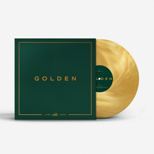 GOLDEN by Jung Kook on Gold Vinyl-Bighit Music / Hybe-Helix Sounds