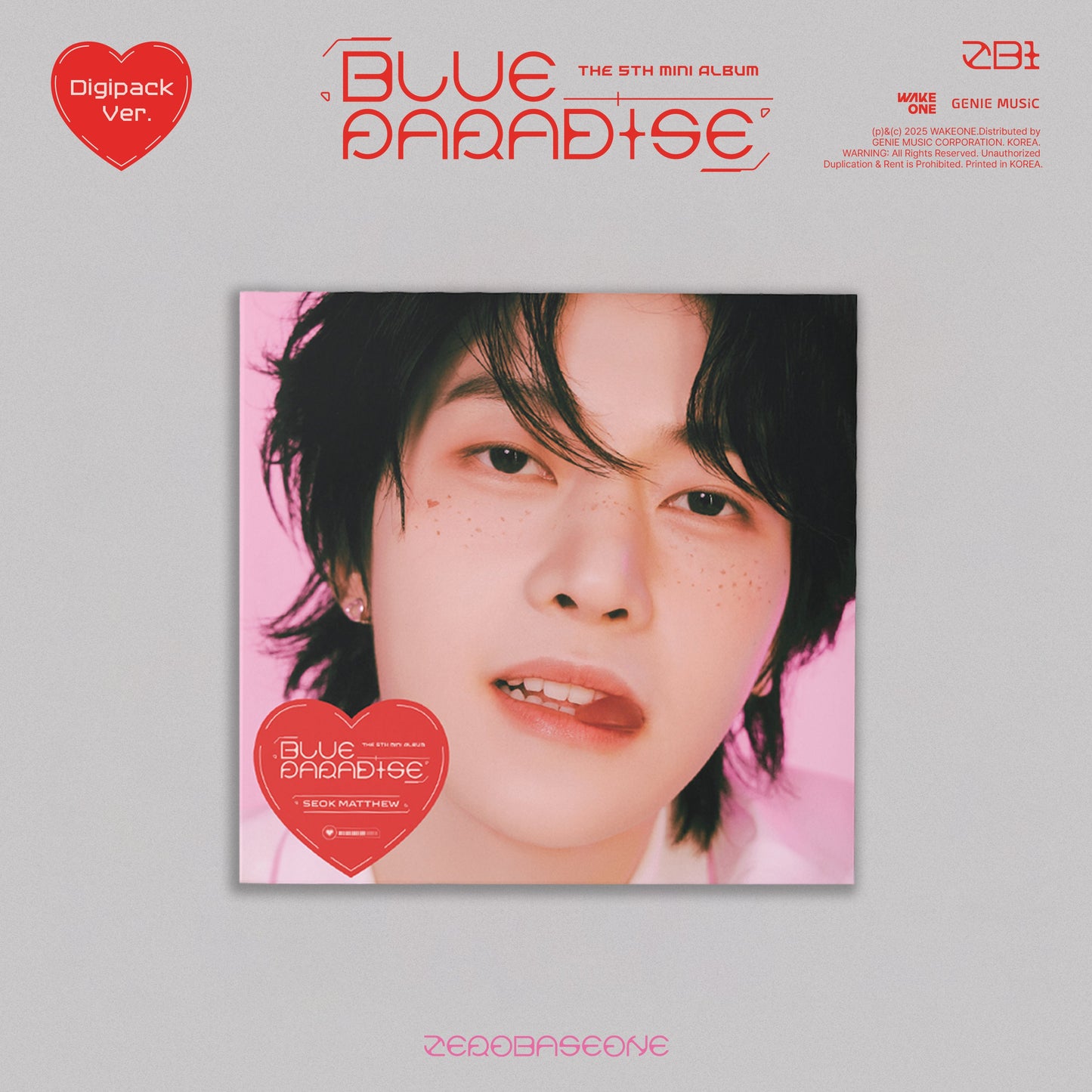 Blue Paradise-Zerobaseone on Standard Compact Disc-Helix Sounds