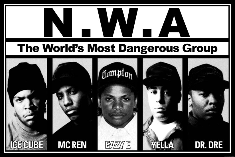 N.W.A. - The World's Most Dangerous Group Poster-Helix Sounds