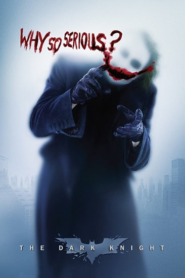 The Dark Knight - Batman Joker - Why So Serious Poster-Helix Sounds