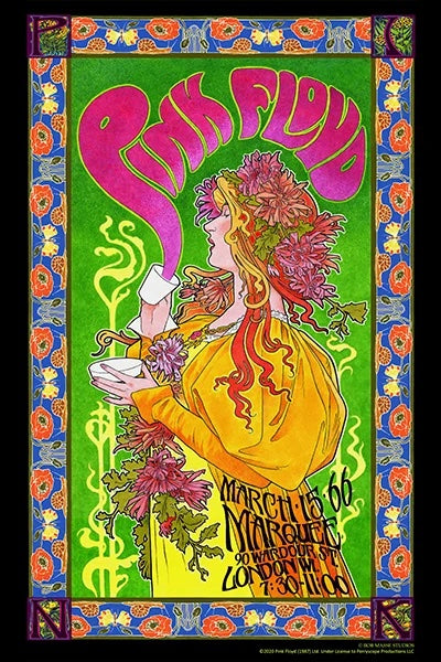 Pink Floyd - Marquee Club London Concert Poster-Helix Sounds