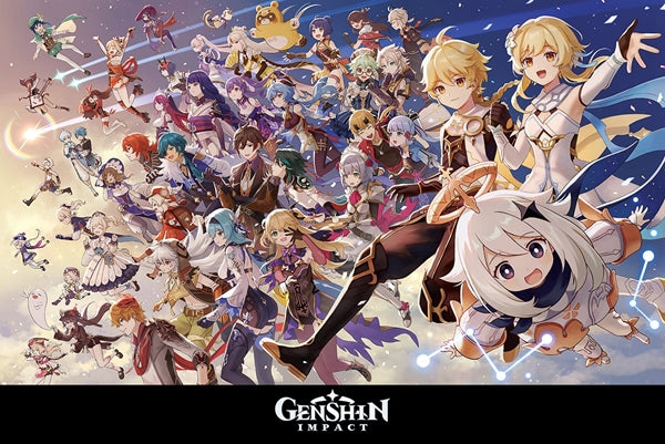 Genshin Impact Characters Poster-Helix Sounds