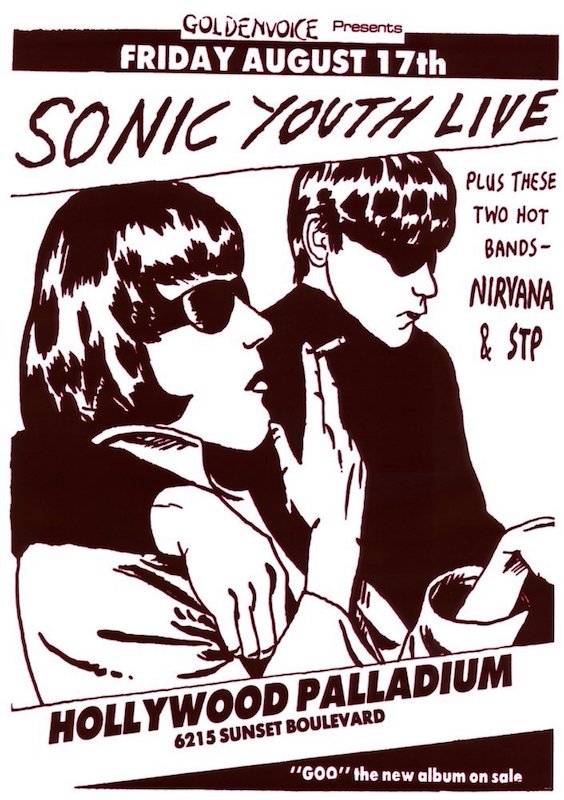 Sonic Youth Hollywood Palladium Poster-Helix Sounds