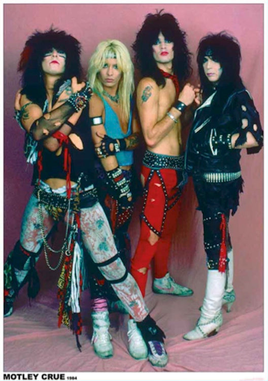 Motley Crue Color Group Poster-Helix Sounds