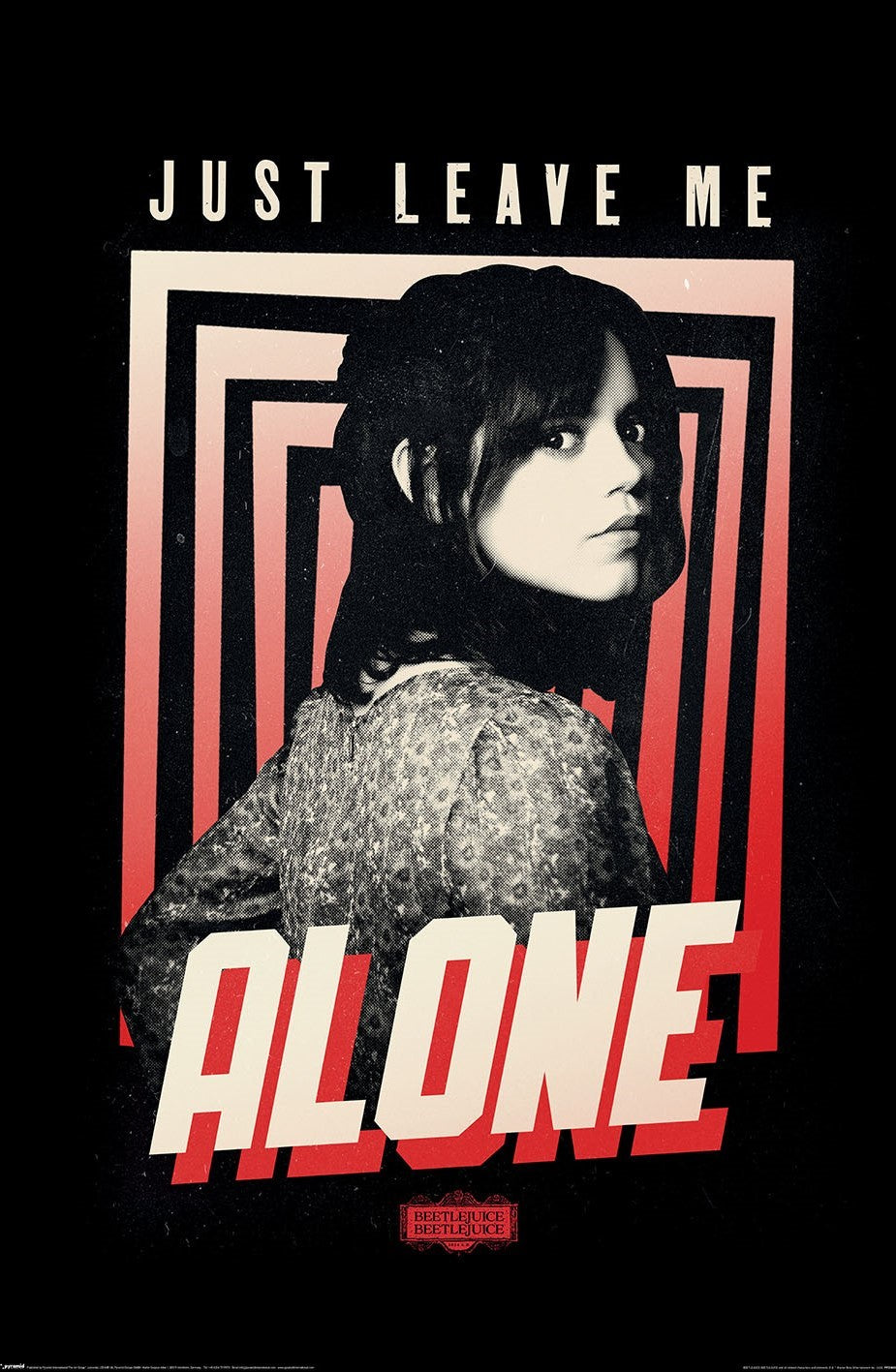 Beetlejuice Beetlejuice - Just Leave Me Alone Poster-Helix Sounds