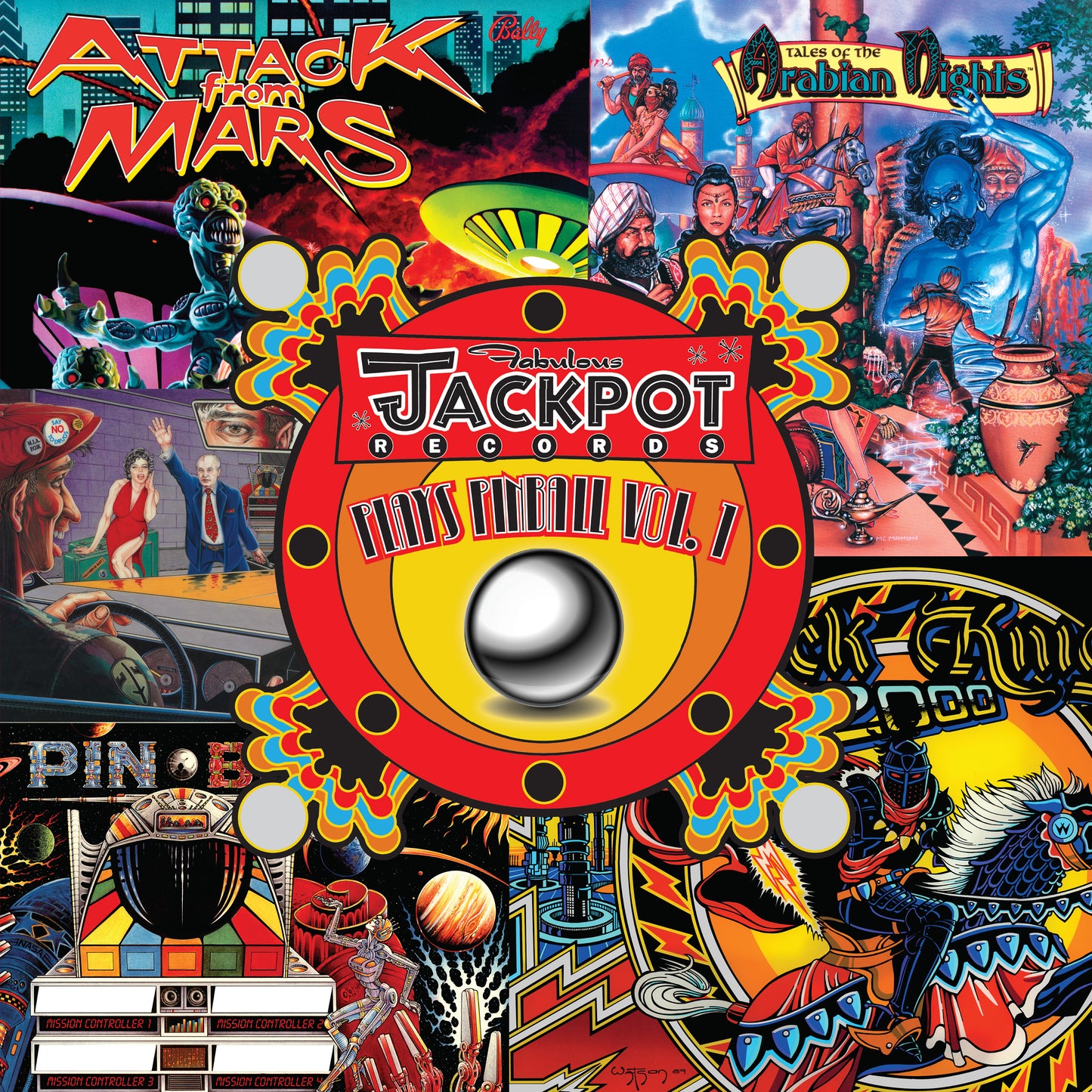 Jackpot Plays PINBALL Vol. 1 - Various Artists | Helix Sounds