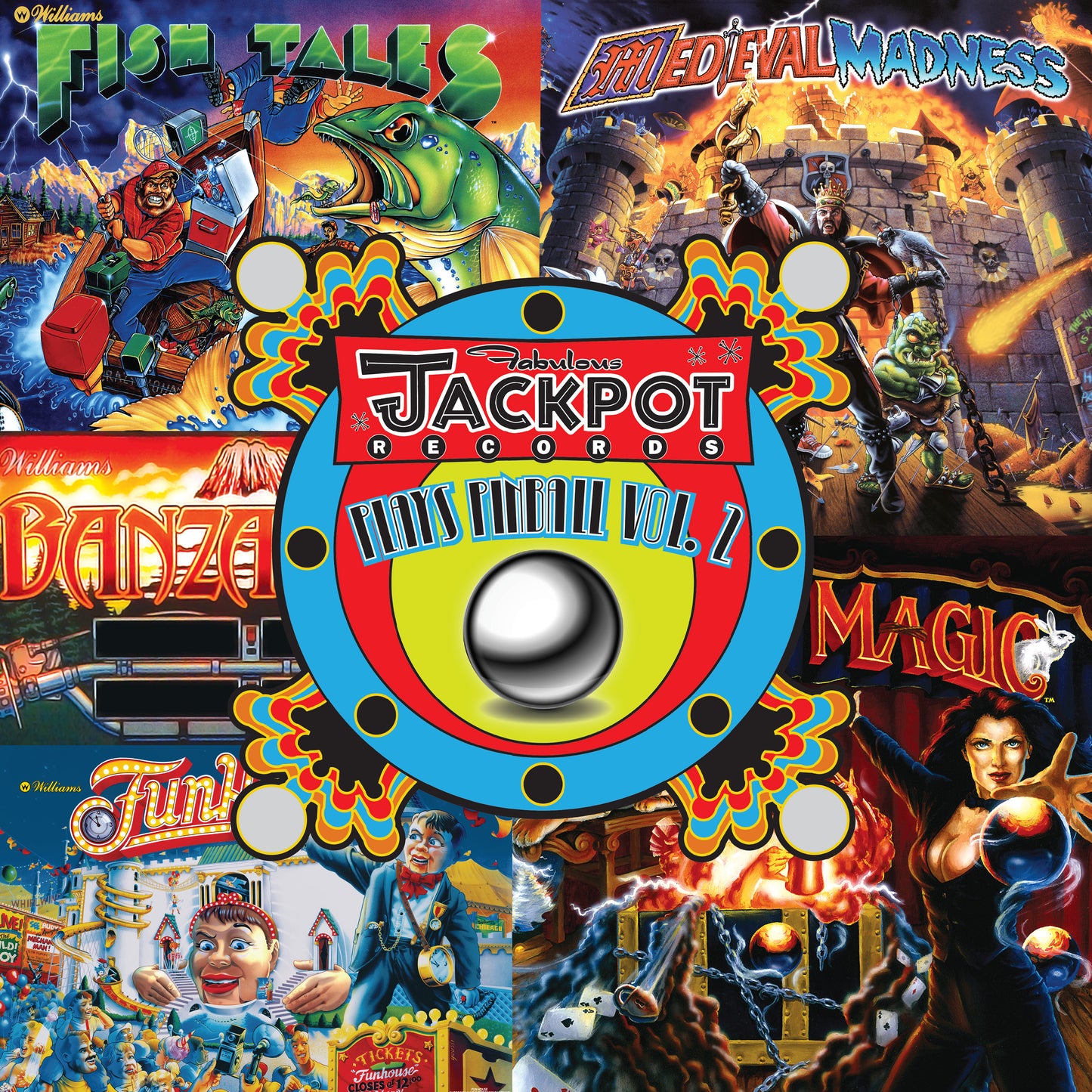 Jackpot Plays PINBALL Vol. 2 - Various Artists | Helix Sounds