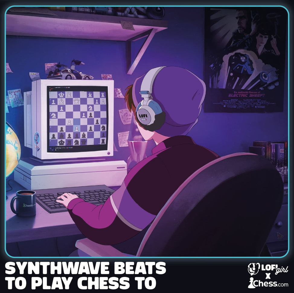 LOFICOMP17LP - Various Artists - Lofi Girl Presents Chess.com Synthwave Edition