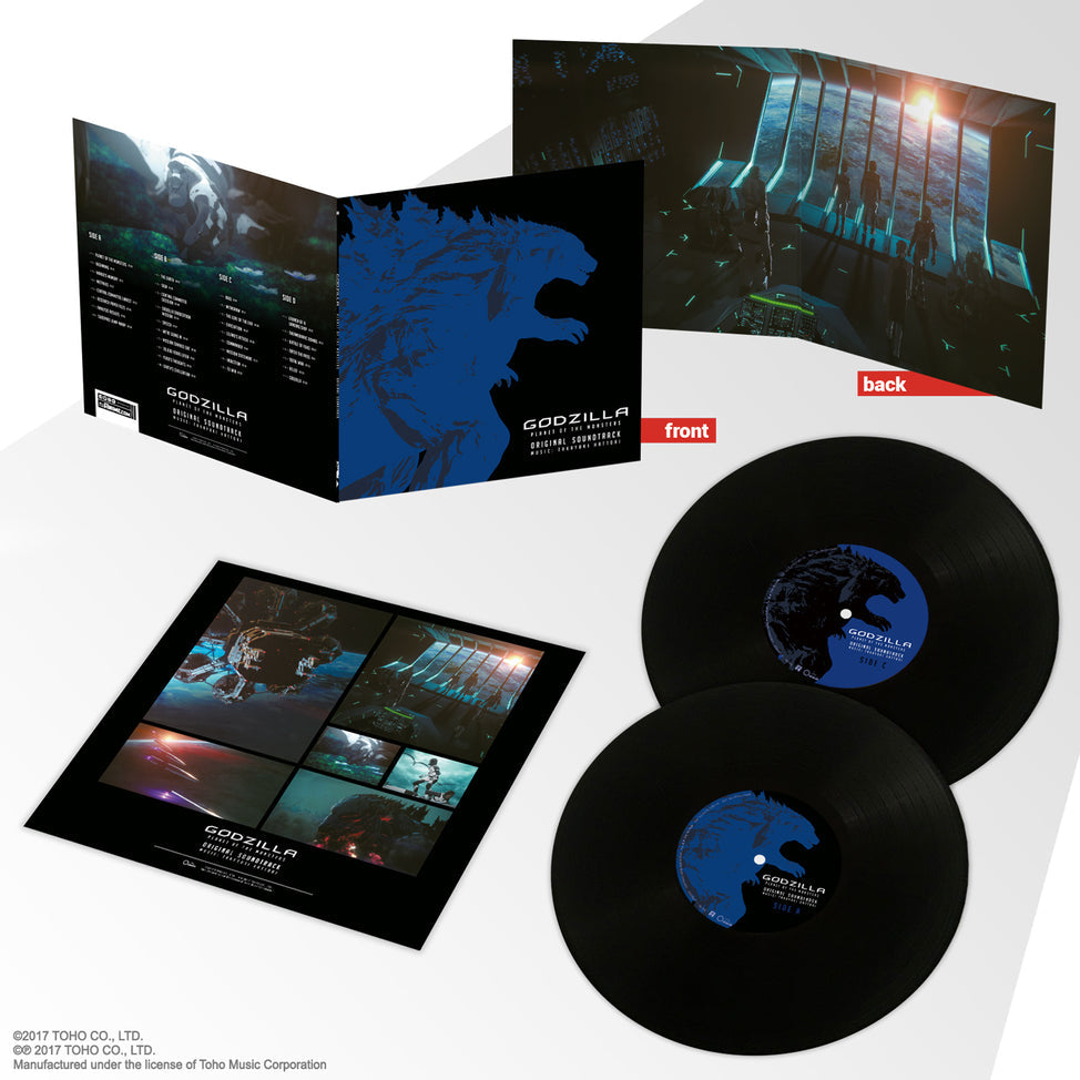 Godzilla Planet of the Monsters Original Soundtrack-Takayuki Hattori Vinyl-Helix Sounds