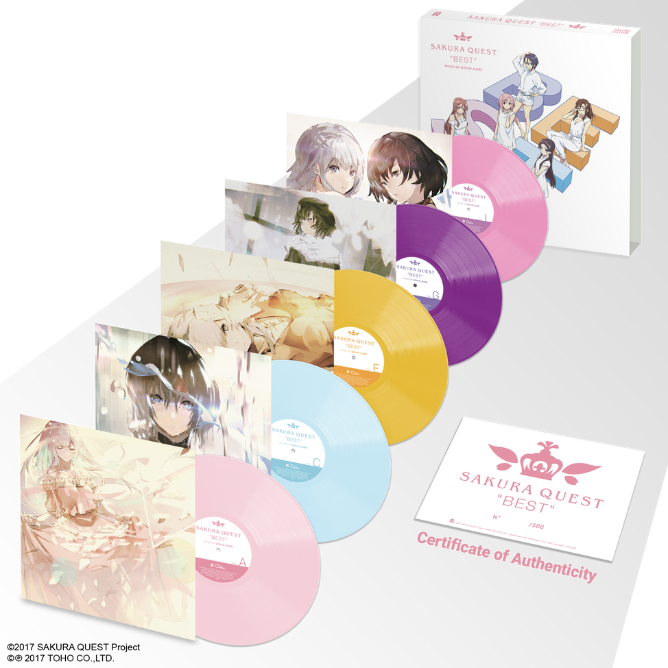 Sakura Quest "Best" (Original Soundtrack)-(K)NOW_NAME Vinyl Box Set-Helix Sounds