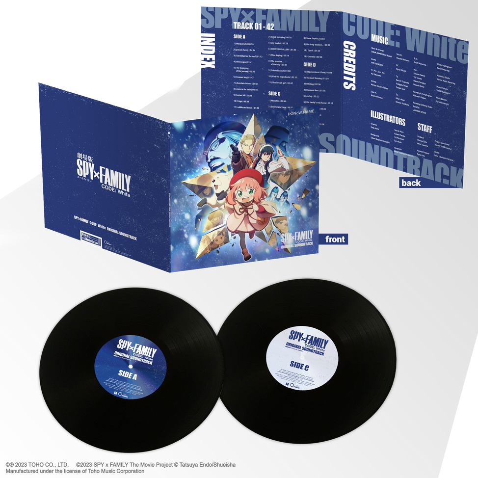 Spy x Family CODE WHITE-(K)NoW_NAME on Black Vinyl-Helix Sounds
