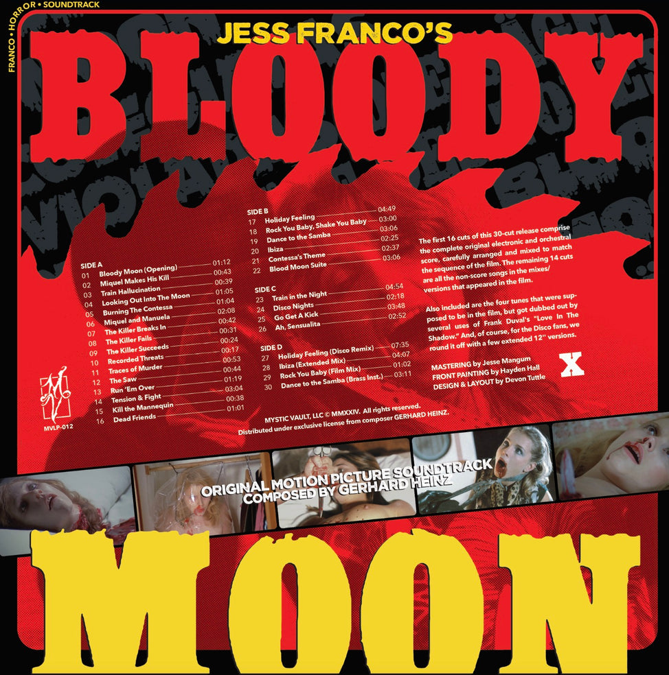 Bloody Moon (Original Motion Picture Soundtrack)-Gerhard Heinz Vinyl-Helix Sounds