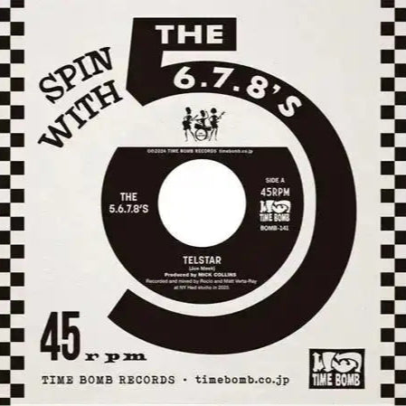 Telstar / Radium Girls-The 5.6.7.8.'S on Clear Vinyl-Helix Sounds