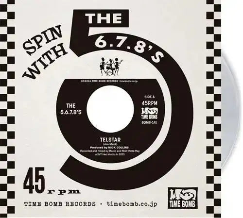 Telstar / Radium Girls-The 5.6.7.8.'S on Clear Vinyl-Helix Sounds