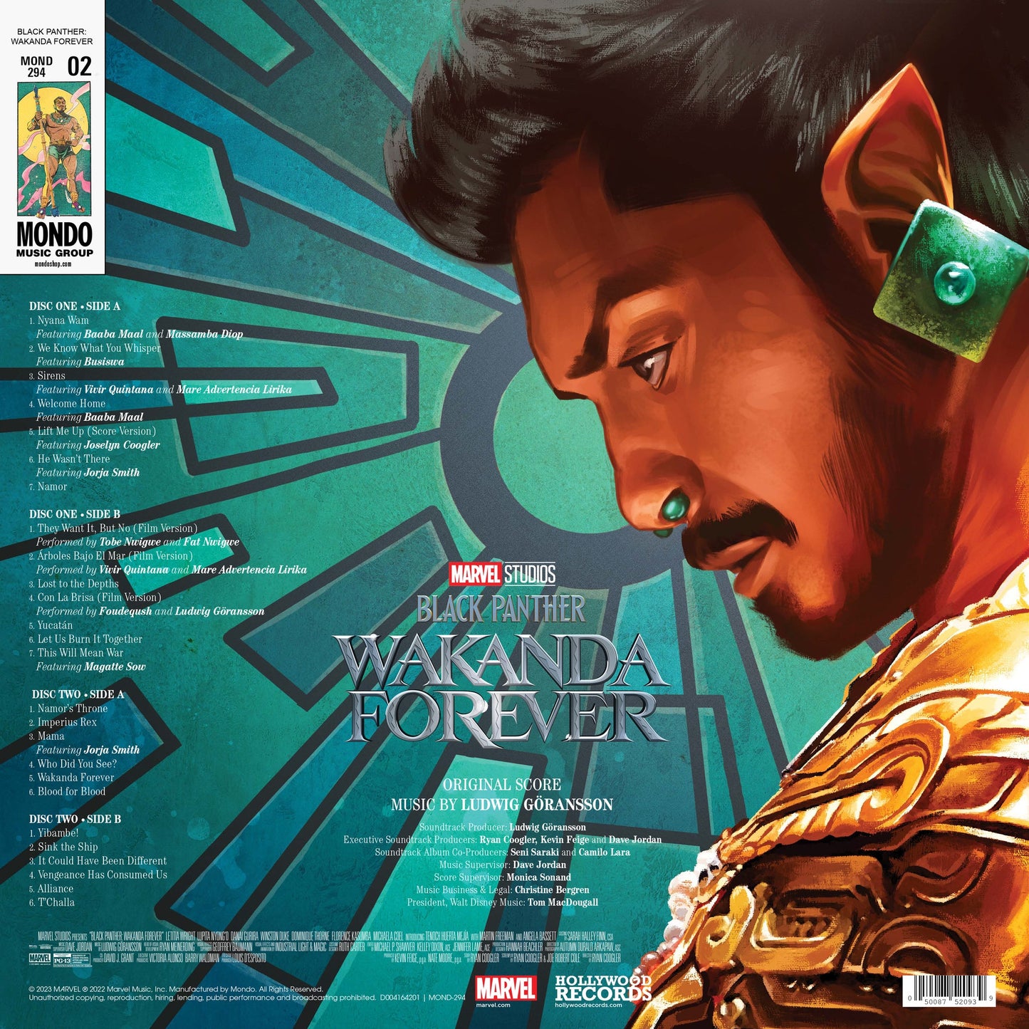 MOND-294 - Ludwig Göransson - Marvel's Black Panther: Wakanda Forever - Original Score