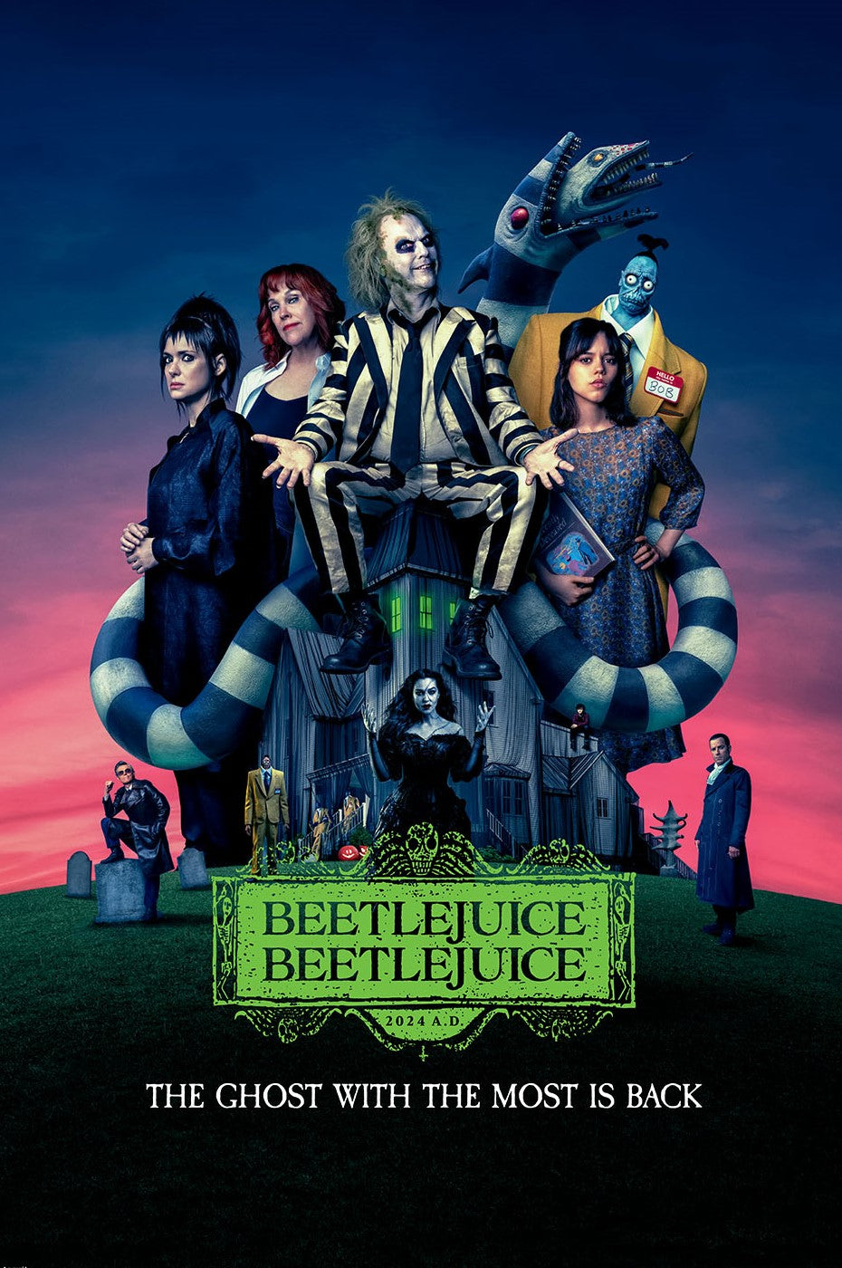 Beetlejuice Beetlejuice Movie Poster-Helix Sounds