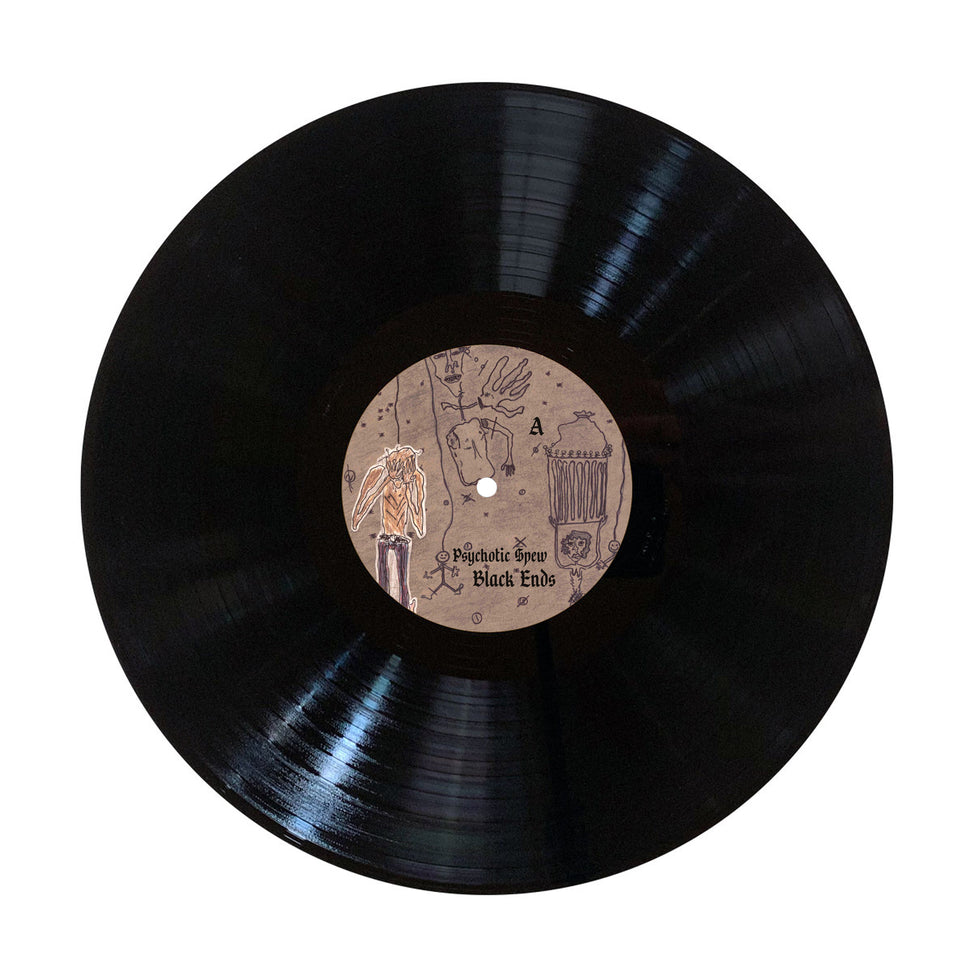 Psychotic Spew-Black Ends on Black Vinyl-Helix Sounds
