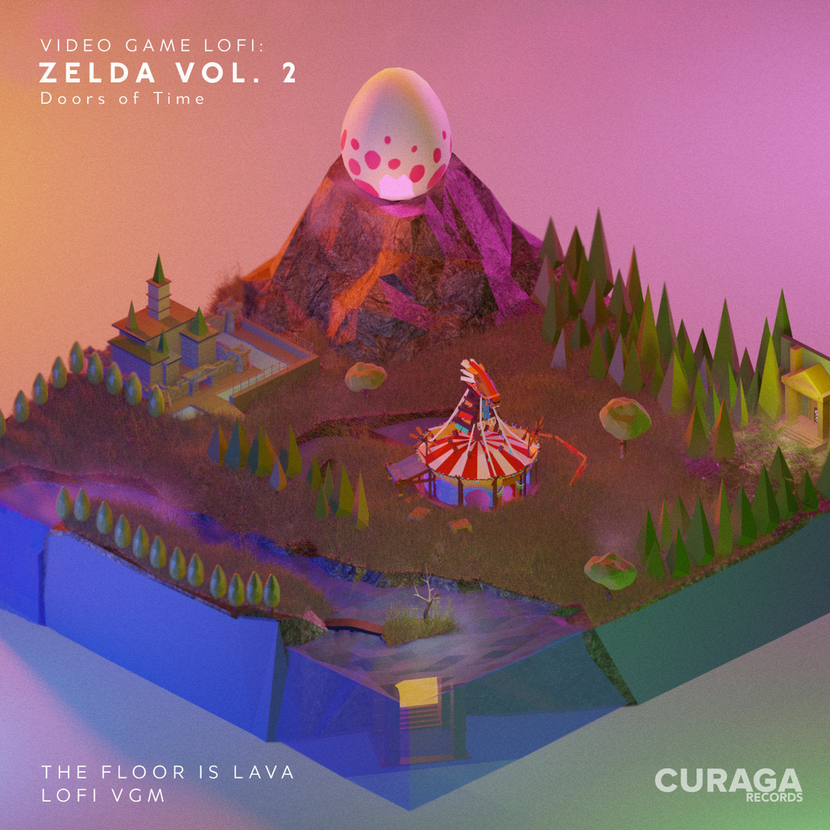 Video Game Lofi Zelda, Vol. 2-Doors of Time-The Floor Is Lava Vinyl-Helix Sounds