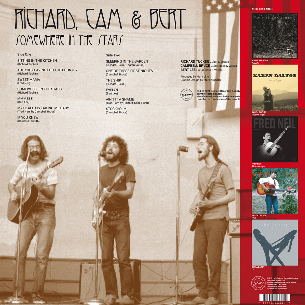 Somewhere In The Stars (RSD 2024 World Exclusive) - Richard, Cam & Bert | Helix Sounds
