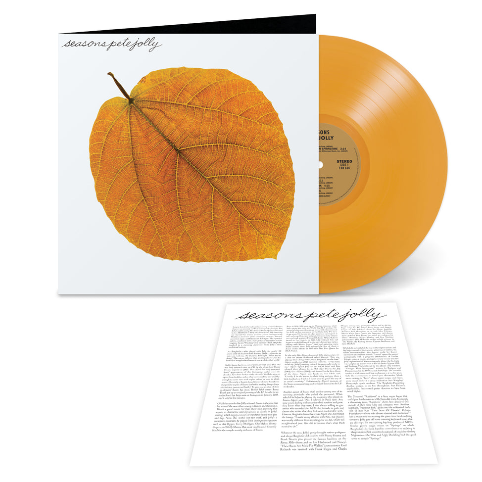 Seasons-Pete Jolly on Colored Vinyl-Helix Sounds