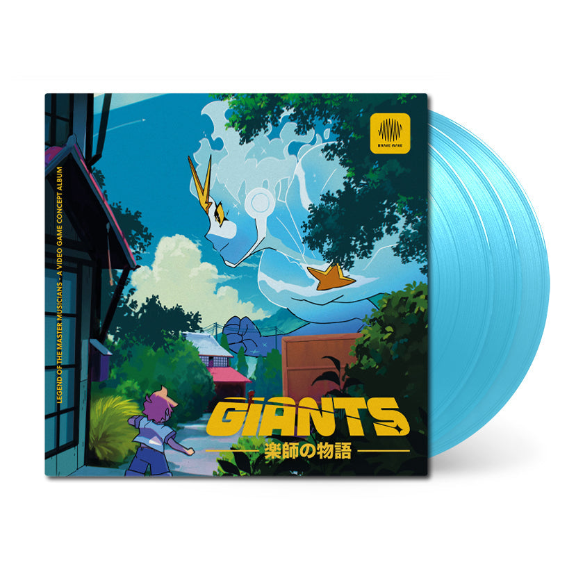 GIANTS-Various Artists on Clear Blue Vinyl-Helix Sounds
