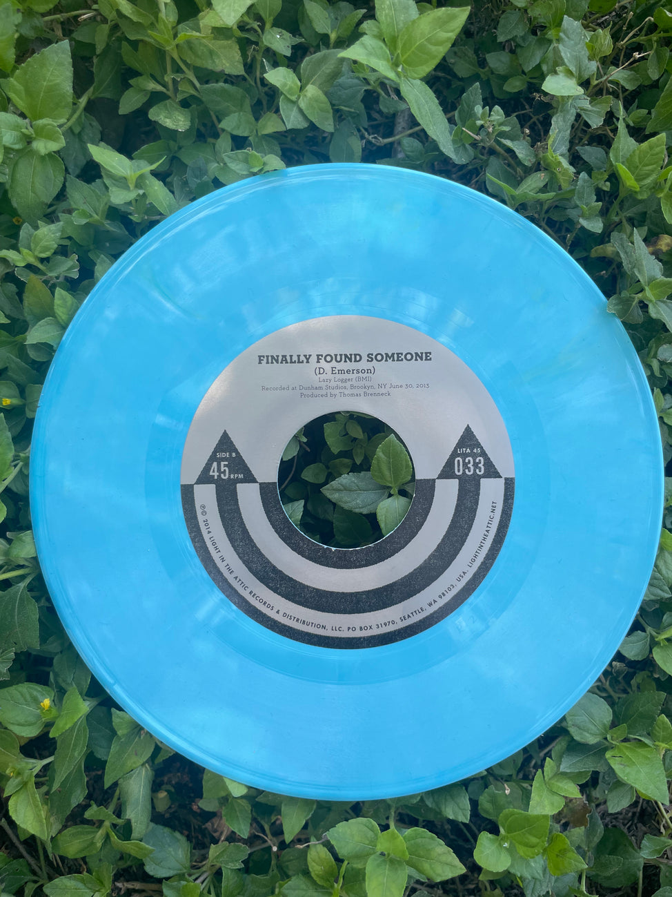 Searching b/w Finally Found Someone-Donnie & Joe Emerson 7"