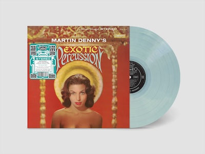 Exotic Percussion-Martin Denny on Blue Vinyl-Helix Sounds