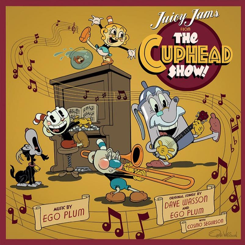 The Cuphead Show!-Ego Plum on Black Vinyl-Helix Sounds
