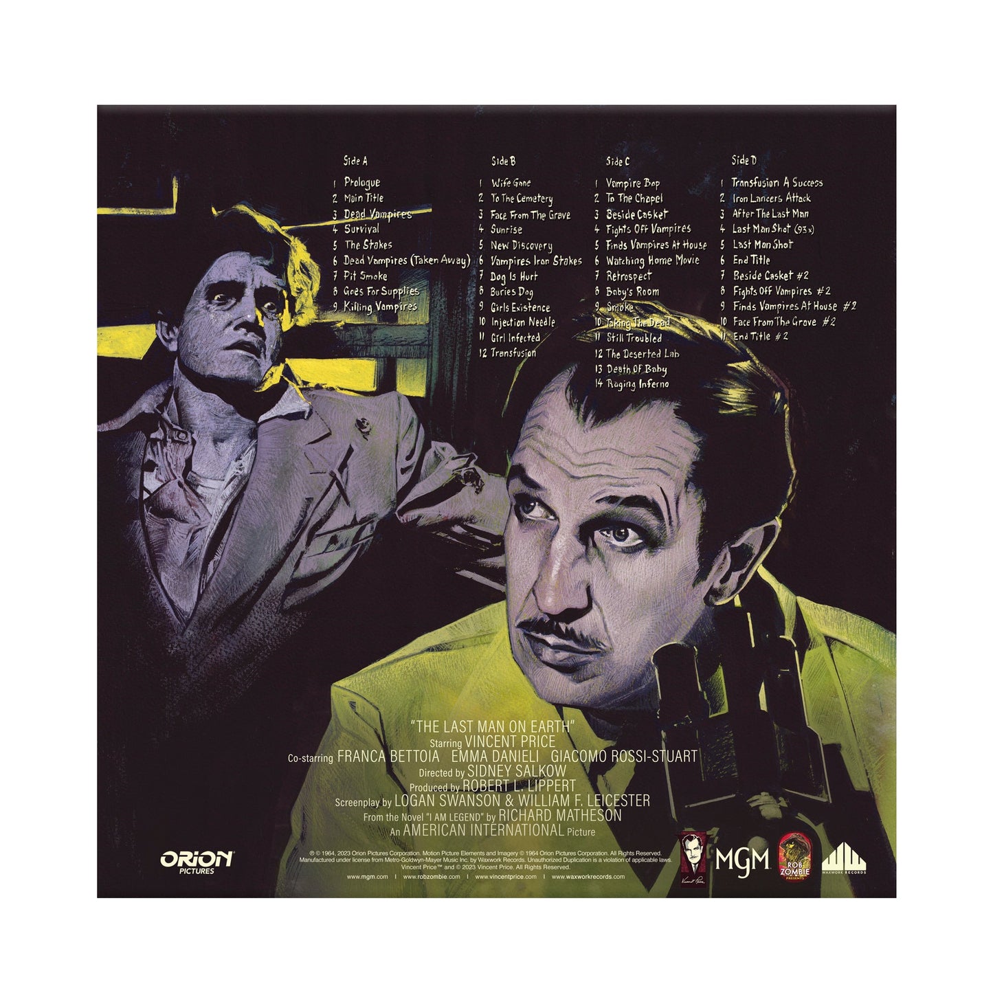 The Last Man On Earth (Original Motion Picture Score)-Paul Sawtelle & Bert Shefter Vinyl-Helix Sounds