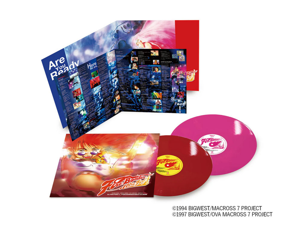 MACROSS 7 ULTRA FIRE!! Fire Bomber Best Album-Fire Bomber Vinyl-Helix Sounds