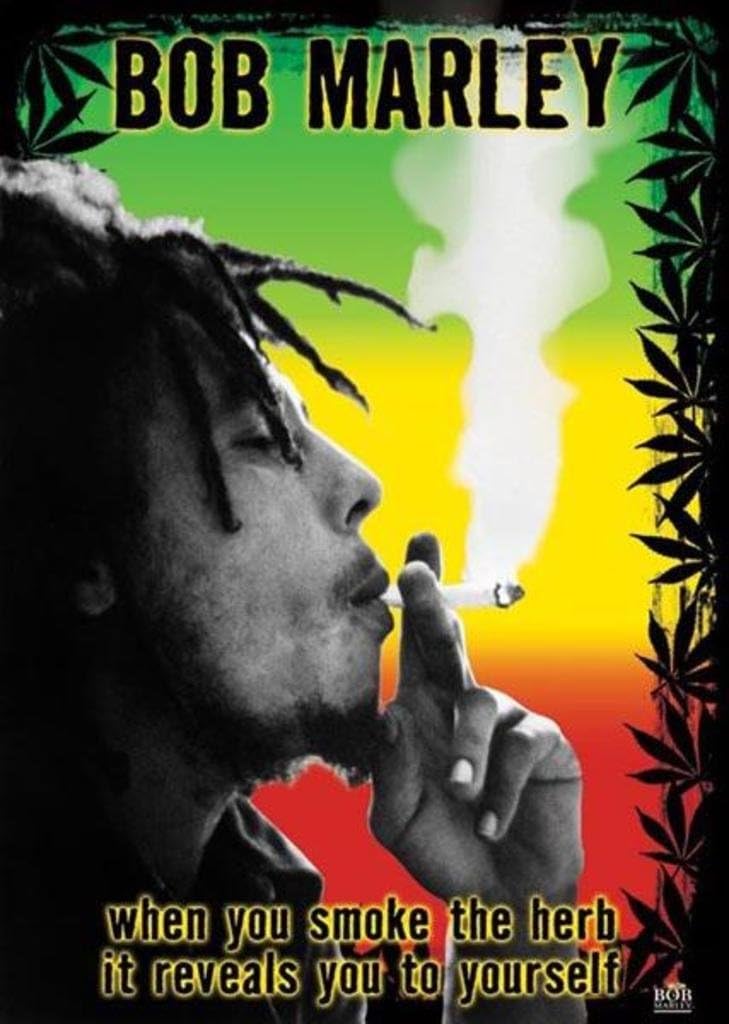 Bob Marley - When You Smoke The Herb It Reveals You To Yourself Poster-Helix Sounds