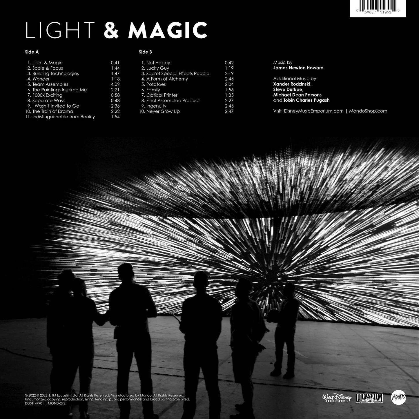 Light & Magic (Original Soundtrack)-James Newton Howard Vinyl-Helix Sounds