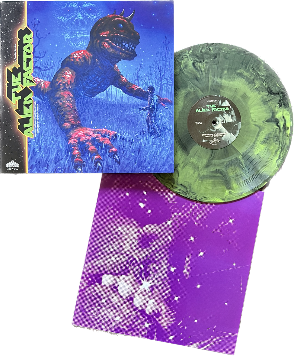 The Alien Factor 1978 Motion Picture Soundtrack-Kenneth Walker Vinyl-Helix Sounds