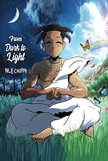 NLE Choppa - From Dark to Light Poster-Helix Sounds