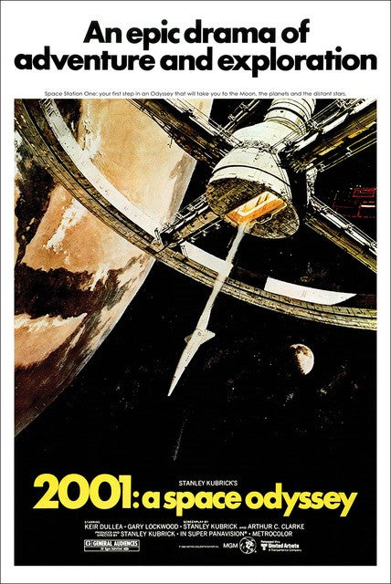 2001: A Space Odyssey Original Movie Poster-Helix Sounds