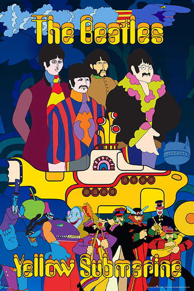 The Yellow Submarine Aime Movie Poster-Helix Sounds