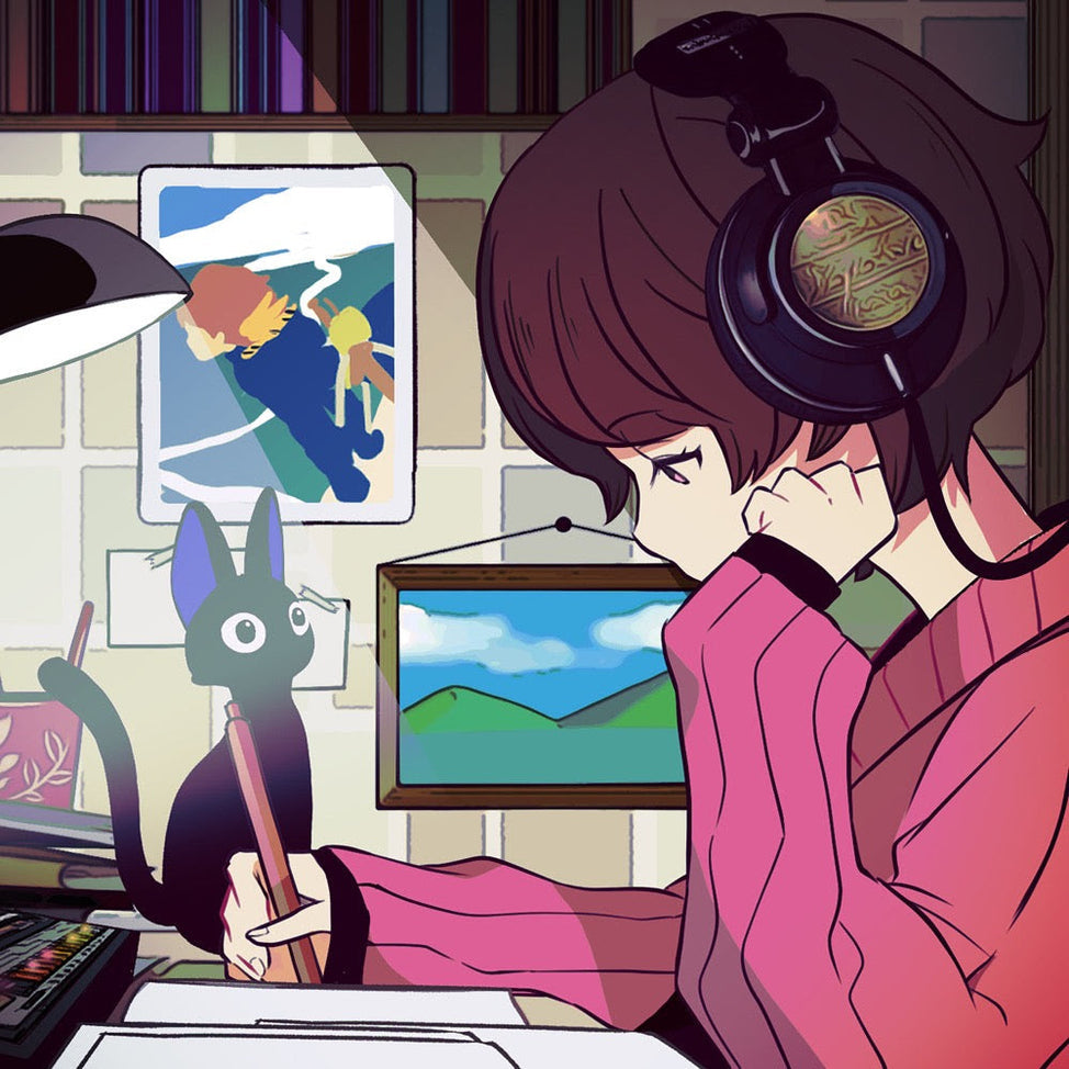 Lo-Fi Ghibli-Grey October Sound Vinyl-Helix Sounds