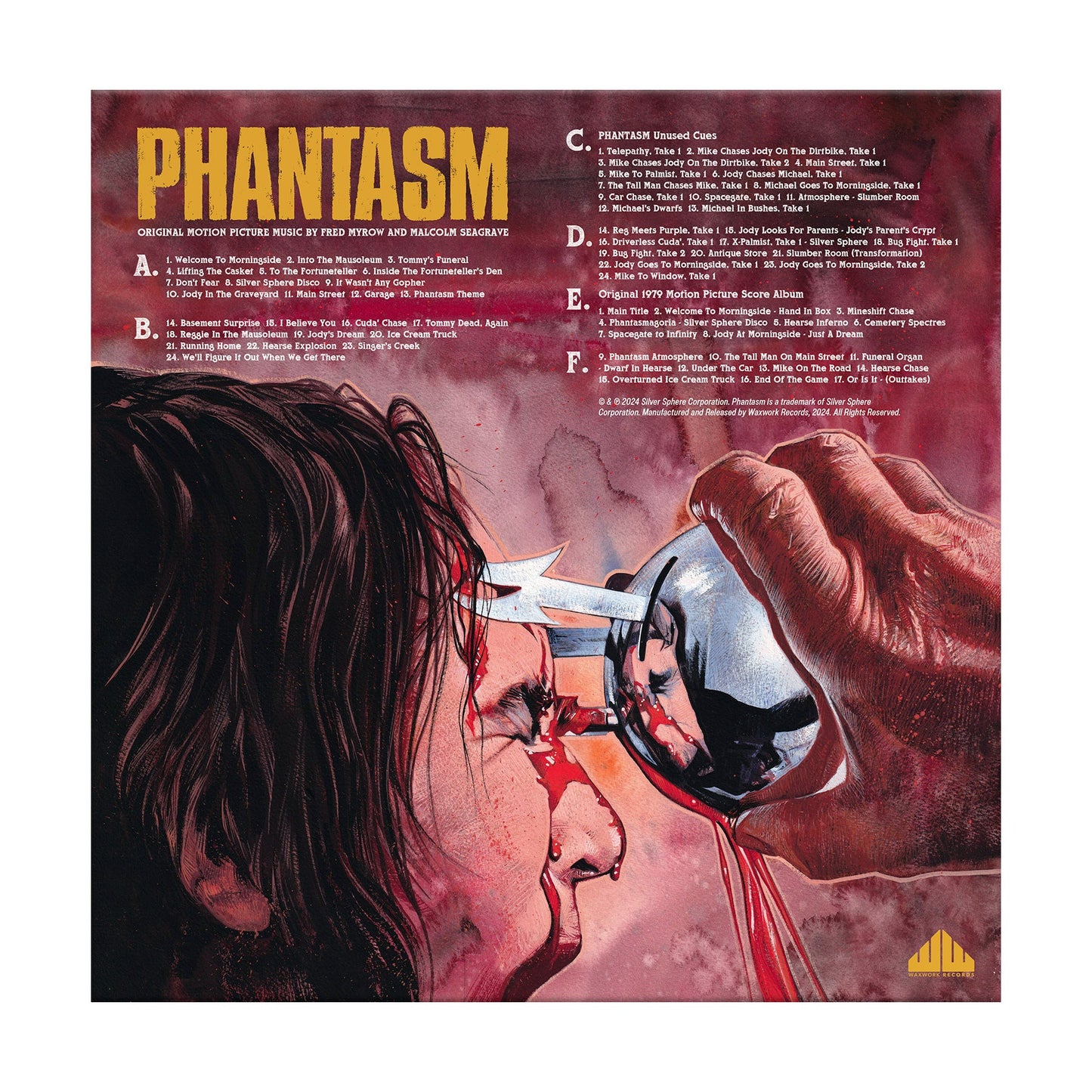 Phantasm (Original Motion Picture Score)-Fred Myrow & Malcolm Seagrave Vinyl-Helix Sounds