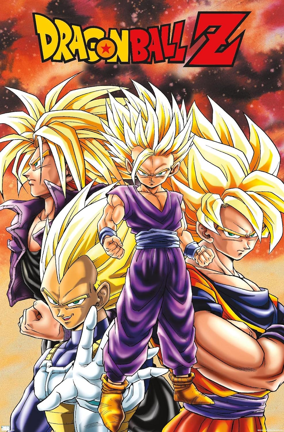 Dragon Ball Z Saiyans Poster-Helix Sounds