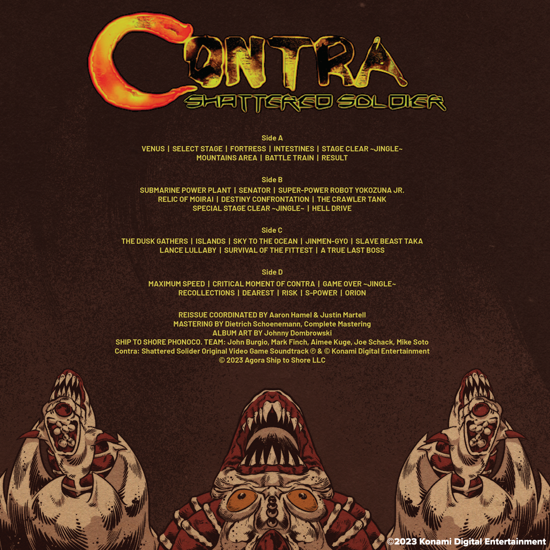 Contra: Shattered Soldier (Original Video Game Soundtrack) - Konami Kukeiha Club | Helix Sounds