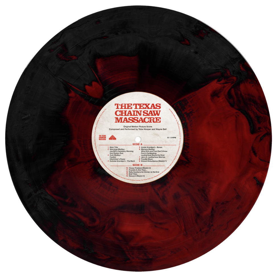 The Texas Chain Saw Massacre (Original Motion Picture Score)-Tobe Hooper & Wayne Bell Vinyl-Helix Sounds